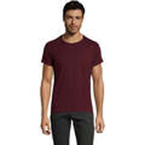 Camiseta Camiseta IMPERIAL FIT color Borgoña para hombre - Sols - Modalova