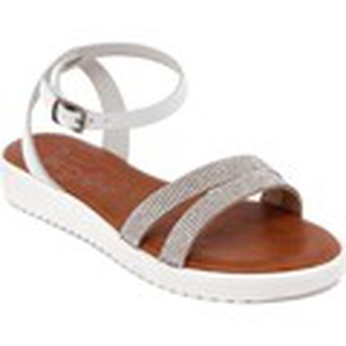 Sandalias MB213BIS_WHT_SILVER para mujer - Miss Butterfly - Modalova