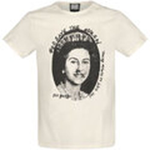 Camiseta manga larga God Save The Queen para hombre - Amplified - Modalova