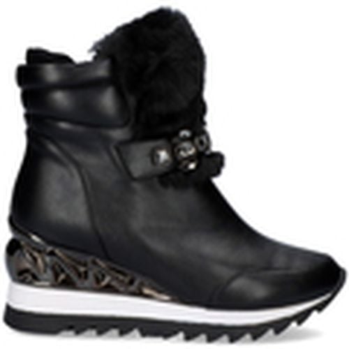 Botines SNEAKER BOTIN CALCETIN CON PELO EN BLACK Y2327-J88 para mujer - Exé Shoes - Modalova