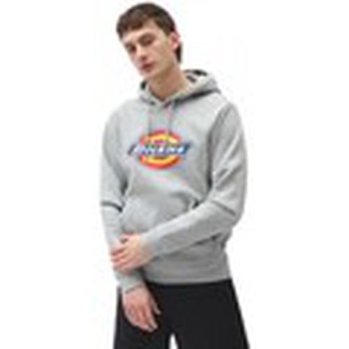 Jersey Icon Logo Hooded Sweatshirt - Grey Melange para hombre - Dickies - Modalova