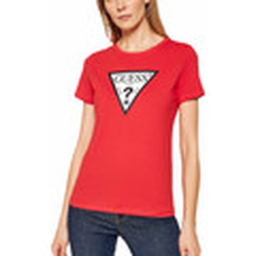 Camiseta Classic logo triangle para mujer - Guess - Modalova