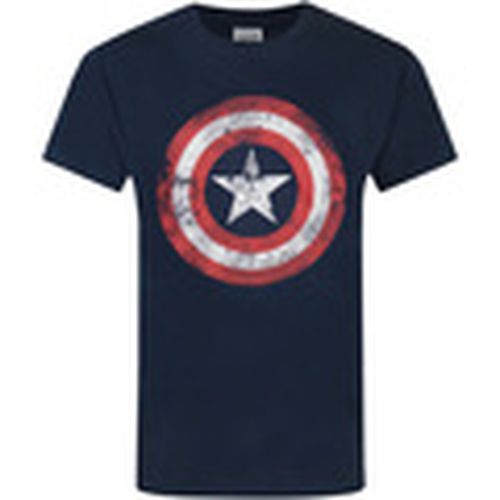 Camiseta manga larga NS4053 para hombre - Captain America - Modalova