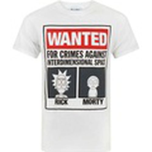 Camiseta manga larga Wanted para hombre - Rick And Morty - Modalova