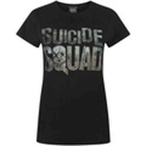 Camiseta manga larga NS4608 para mujer - Suicide Squad - Modalova