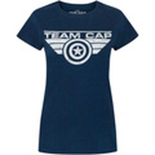Camiseta manga larga NS4540 para mujer - Captain America - Modalova