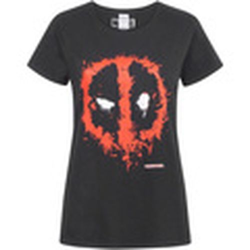 Camiseta manga larga Splat Mask para mujer - Deadpool - Modalova