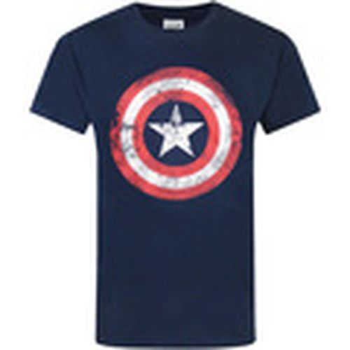 Camiseta manga larga NS4912 para hombre - Captain America - Modalova