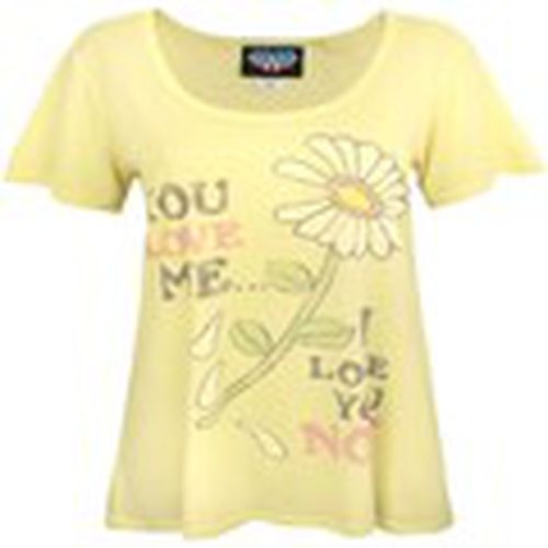 Camiseta manga larga You Love Me I Love You para mujer - Junk Food - Modalova