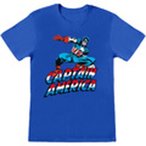Camiseta manga larga HE479 para hombre - Captain America - Modalova