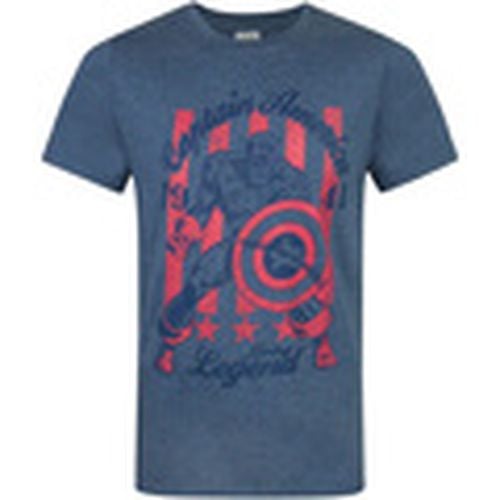 Camiseta manga larga NS5043 para hombre - Captain America - Modalova