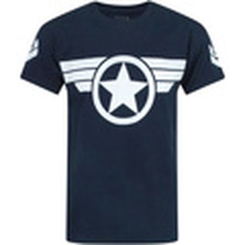 Camiseta manga larga NS5471 para hombre - Captain America - Modalova