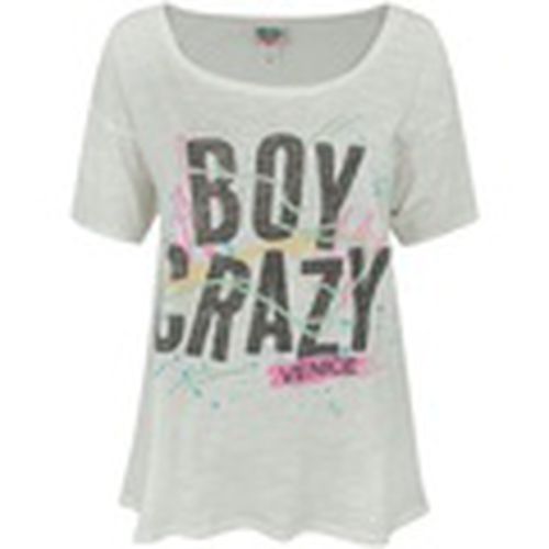 Camiseta manga larga Boy Crazy para mujer - Junk Food - Modalova