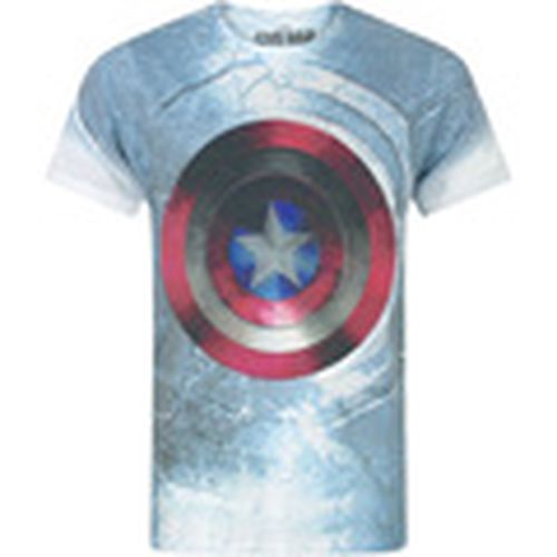 Camiseta manga larga NS5569 para hombre - Captain America Civil War - Modalova