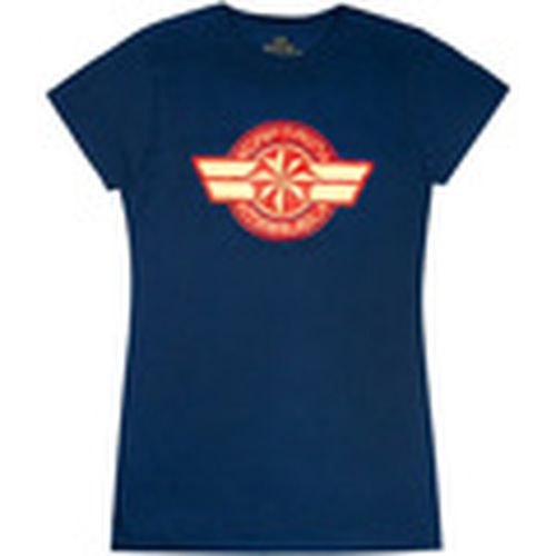 Camiseta manga larga NS5900 para mujer - Captain Marvel - Modalova