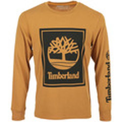 Camiseta Stack Logo Tee LS para hombre - Timberland - Modalova