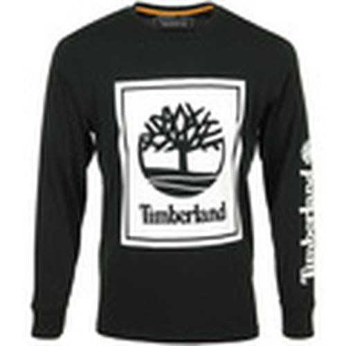 Camiseta Stack Logo Tee LS para hombre - Timberland - Modalova