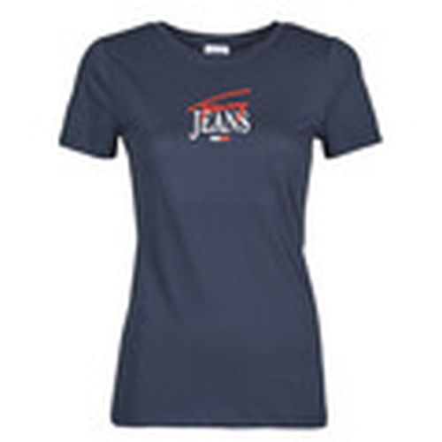 Camiseta TJW SKINNY ESSENTIAL LOGO 1 SS para mujer - Tommy Jeans - Modalova