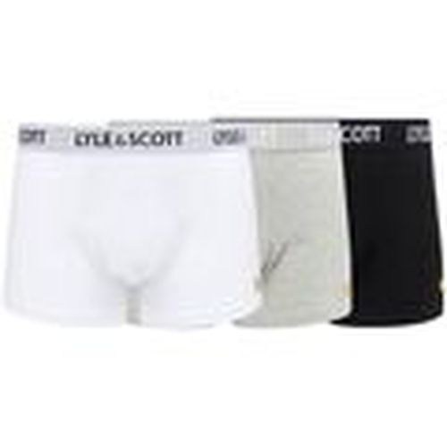 Boxer UWTC001 BARCLAY - 3 PACK TRUNK-004 BLACK/WHITE/BLACK para hombre - Lyle & Scott - Modalova