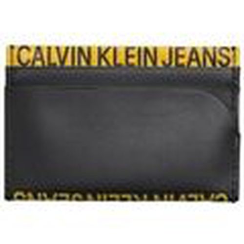 Cartera K50K504993 LOGO POP CARDHOLDER-0GJ FASHION BLACK para hombre - Calvin Klein Jeans - Modalova