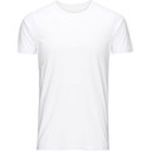 Tops y Camisetas 12058529 BASIC TEE-OPTICAL WHITE para hombre - Jack & Jones - Modalova