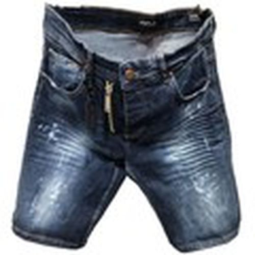 Short Jeans Uniplay Denim Italia Marino para hombre - Ovds Overdose - Modalova