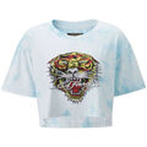 Tops y Camisetas Los tigre grop top turquesa para mujer - Ed Hardy - Modalova