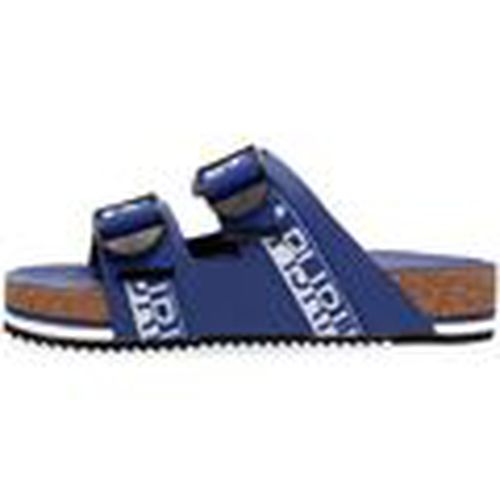 Sandalias NA4ETH LEATHER SANDAL-176 BLUE MARINE para hombre - Napapijri Footwear - Modalova