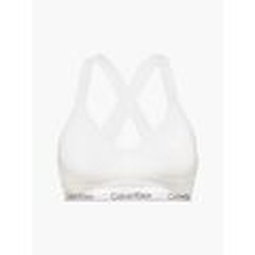 Camiseta tirantes 000QF1654E BRALETTE-100 WHITE para mujer - Calvin Klein Jeans - Modalova