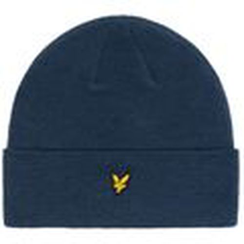 Sombrero HE305CL RACKED RIB BEANIE-Z27 DARK NAVY para hombre - Lyle & Scott - Modalova