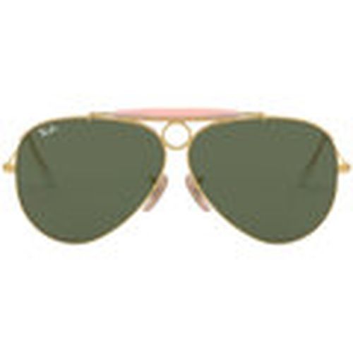 Gafas de sol Occhiali da Sole RB3138 001 Shooter Arista G15 Green para hombre - Ray-ban - Modalova
