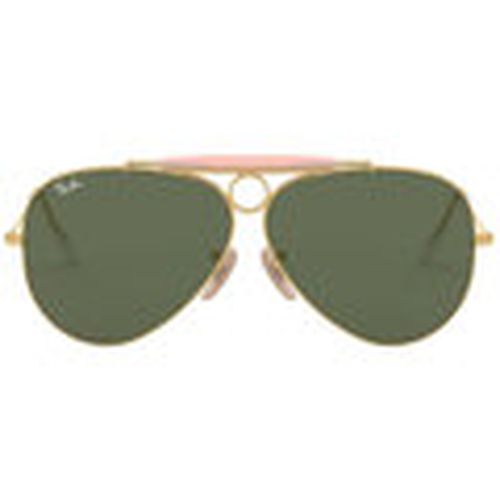 Gafas de sol Occhiali da Sole RB3138 001 Shooter Arista G15 Green para hombre - Ray-ban - Modalova