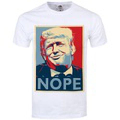 Camiseta manga larga Donald Trump Nope para hombre - Grindstore - Modalova