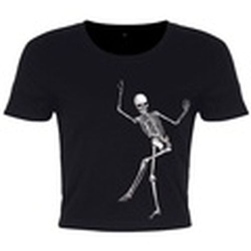 Camiseta manga larga Dancing Skeleton para mujer - Grindstore - Modalova