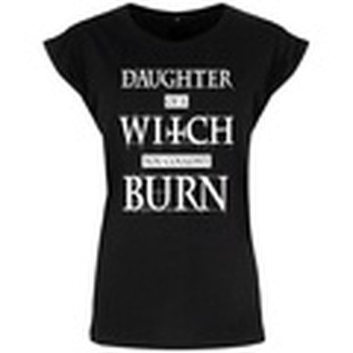 Camiseta manga larga Daughter Of A Witch You Couldn't Burn para mujer - Grindstore - Modalova