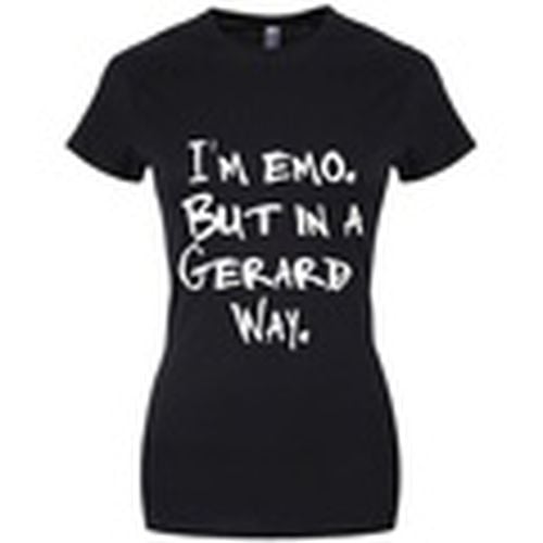 Camiseta manga larga Im Emo But In A Gerard Way para mujer - Grindstore - Modalova