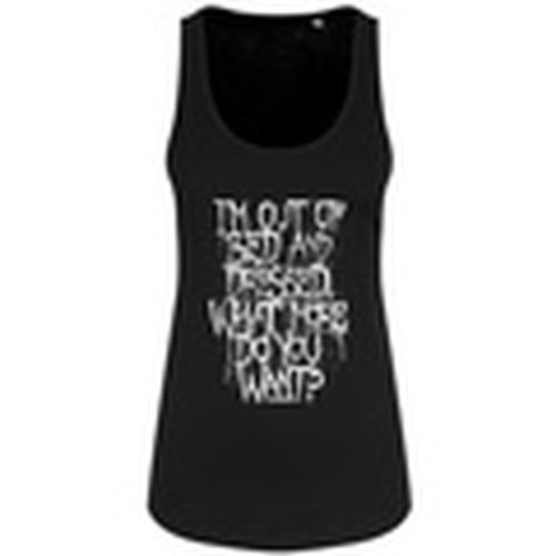 Camiseta tirantes Im Out Of Bed Dressed para mujer - Grindstore - Modalova