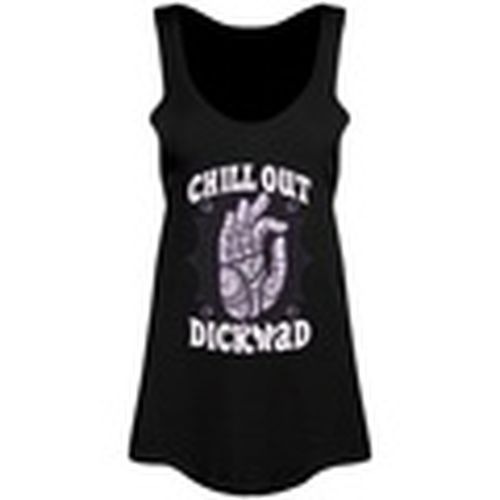 Camiseta tirantes Chill Out Dickwad para mujer - Grindstore - Modalova