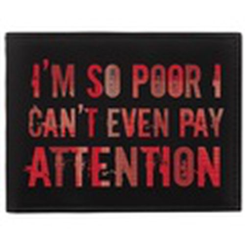 Cartera So Poor I Can't Even Pay Attention para hombre - Grindstore - Modalova