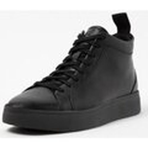 Zapatillas RALLY II LEATHER HIGH-TOP SNEAKERS ALL BLACK para mujer - FitFlop - Modalova