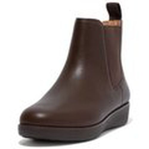 Botines SUMI LEATHER CHELSEA BOOTS CHOCOLATE BROWN para mujer - FitFlop - Modalova