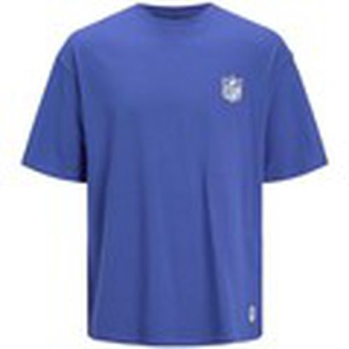 Tops y Camisetas 12206810 NFL LOGO TEE-MAZARINE BLUE LOOSE FIT para hombre - Jack & Jones - Modalova