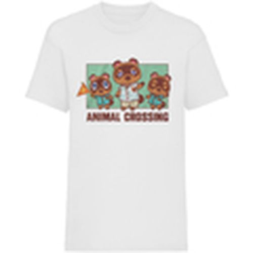 Camiseta manga larga Nook Family para mujer - Animal Crossing - Modalova