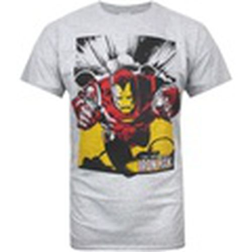 Camiseta manga larga NS5562 para hombre - Iron Man - Modalova