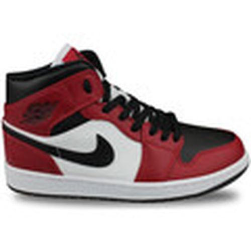 Zapatillas Air Jordan 1 Mid Chicago Black Toe Noir para hombre - Nike - Modalova