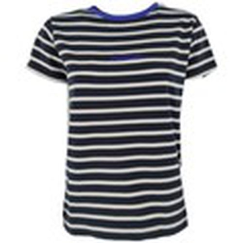 Camiseta Camiseta Striped Jersey Mujer Melton Blue Stripe para mujer - Woolrich - Modalova