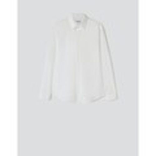 Camisa manga larga UC306S PS0012-000 WHITE para hombre - Dondup - Modalova