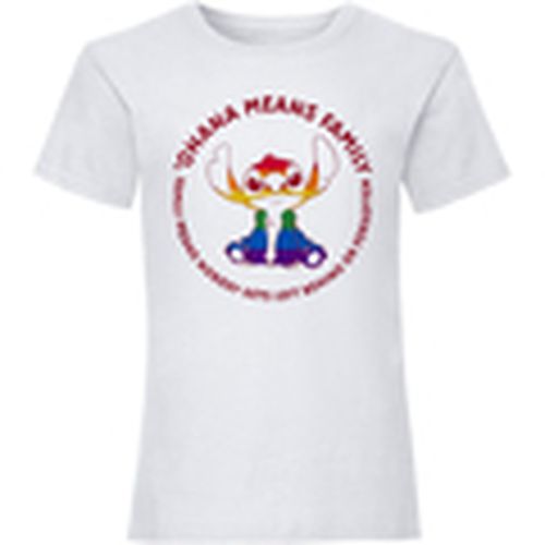Camiseta manga larga Rainbow Ohana para mujer - Lilo & Stitch - Modalova
