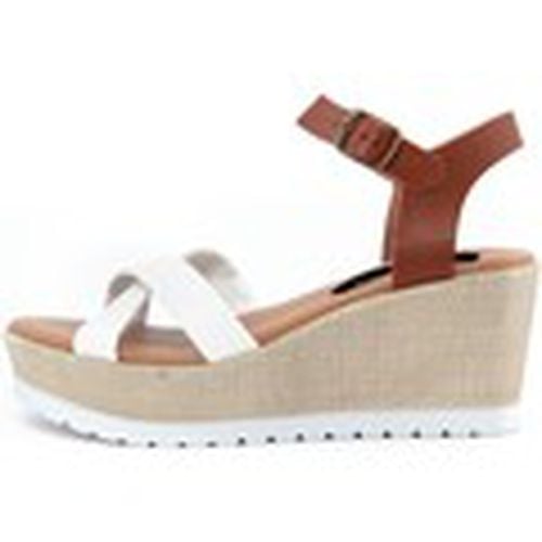 Sandalias FAR_119BIS_BIANCO_MARRONE para mujer - Fashion Attitude - Modalova