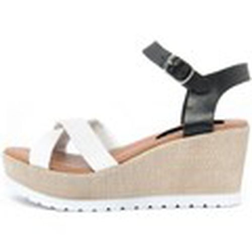 Sandalias FAR_119BIS_BIANCO_NERO para mujer - Fashion Attitude - Modalova